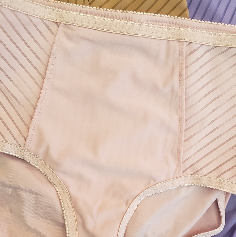 Rhonda Shear 5pk Striped Pin Up Brief Panties - Picture 6 of 11